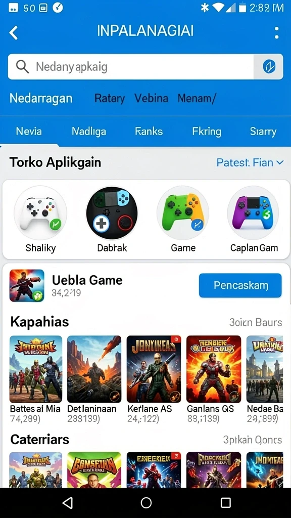 8180 - Tampilan awal yang menarik untuk permainan.