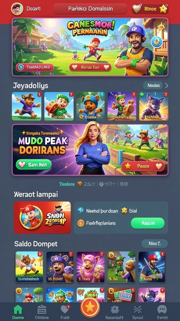 cacor78 - Mode permainan yang bervariasi dan menantang.