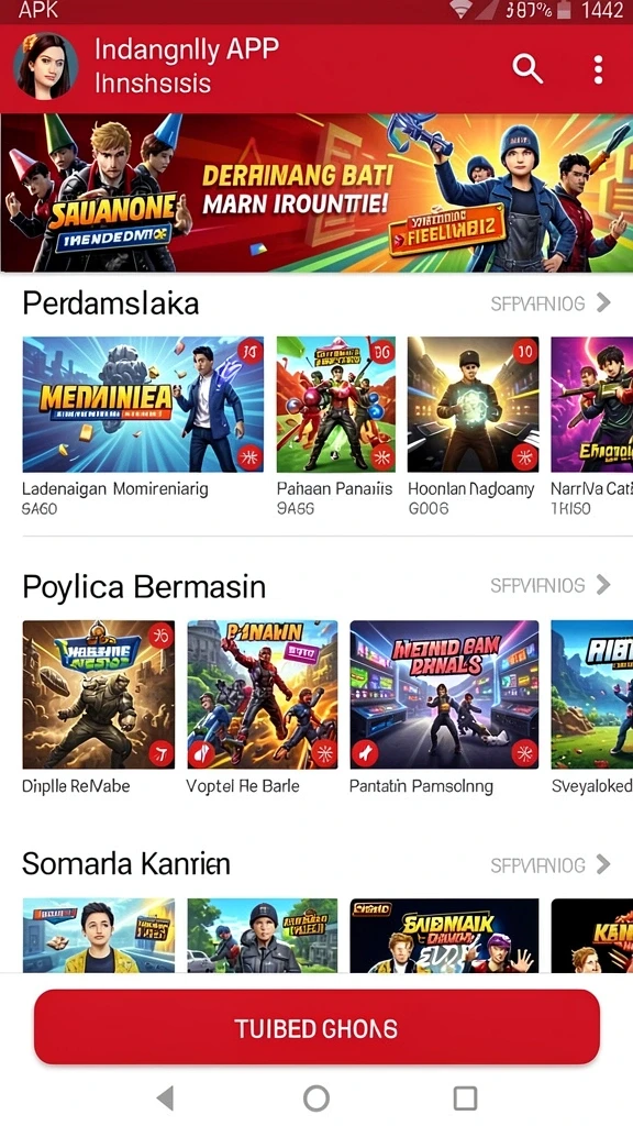 nagaempire - Fitur interaksi sosial dengan pemain lain.