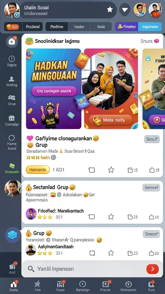 preman69 - Tampilan antarmuka yang user-friendly dan menarik.