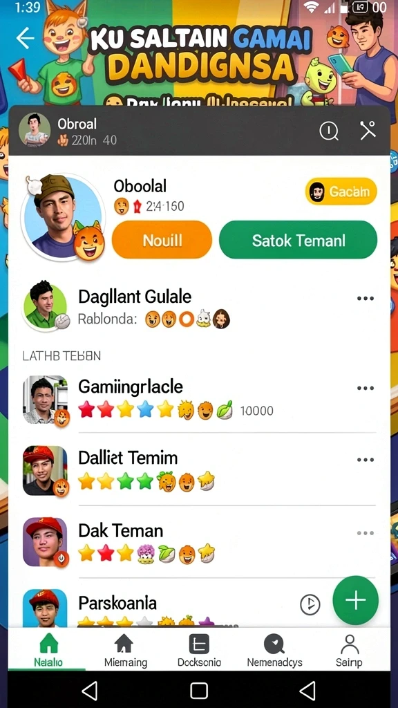 rpzzz - Tampilan karakter utama dari game RPZZZ.